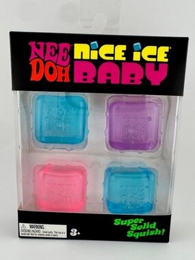 NeeDoh Nice Ice Baby Squish Cubes - Multi (NeeDoh)